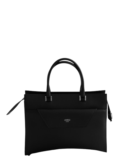 Signature Tote - Brown leather handbag
