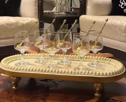 Modern Oval Table Riser